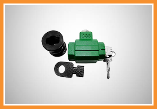 Cadeado para porta de aço