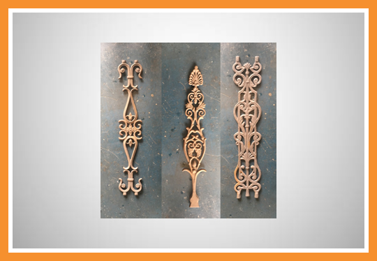 Placa de ferro fundido