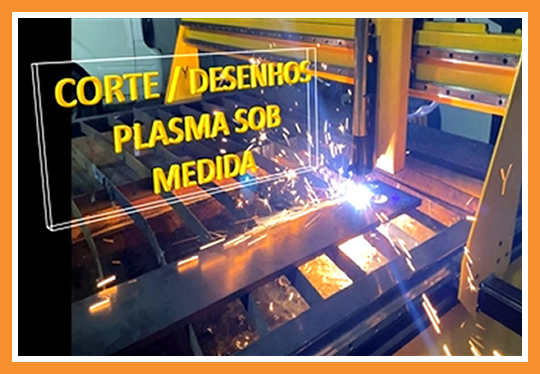 Corte desenho plasma sob medida
