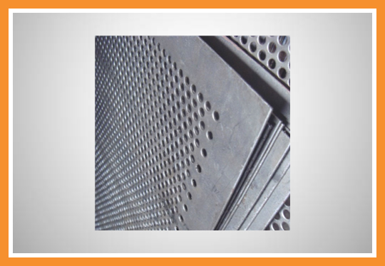 Chapa 18 perfurada furo redondo