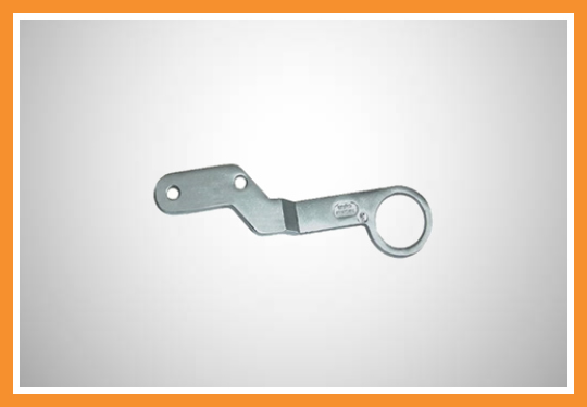 Alavanca de ferro cromada Zamak