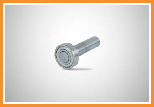 Rodízio de ferro para guia basculante