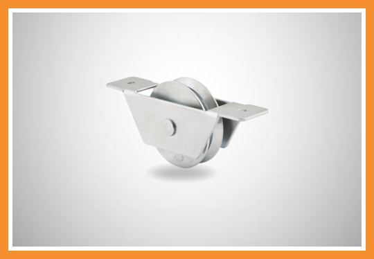 Roldana caixa aberta para cantoneira