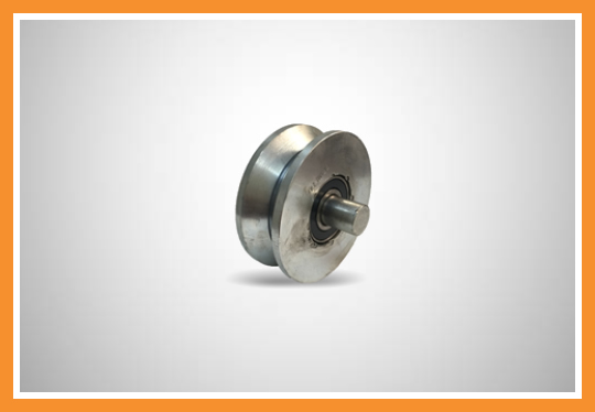 Roldana com rolamento duplo