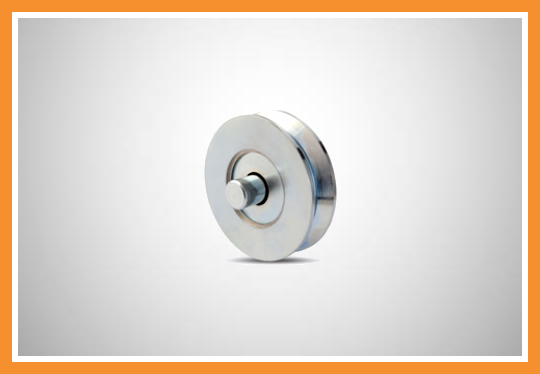 Roldana simples para cantoneira