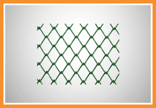 Tela alambrado revestida com PVC