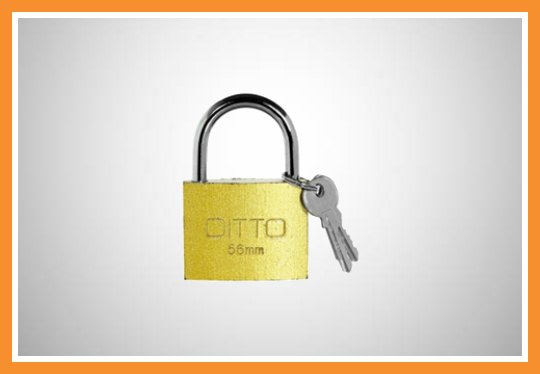 Cadeado Oitto chave simples